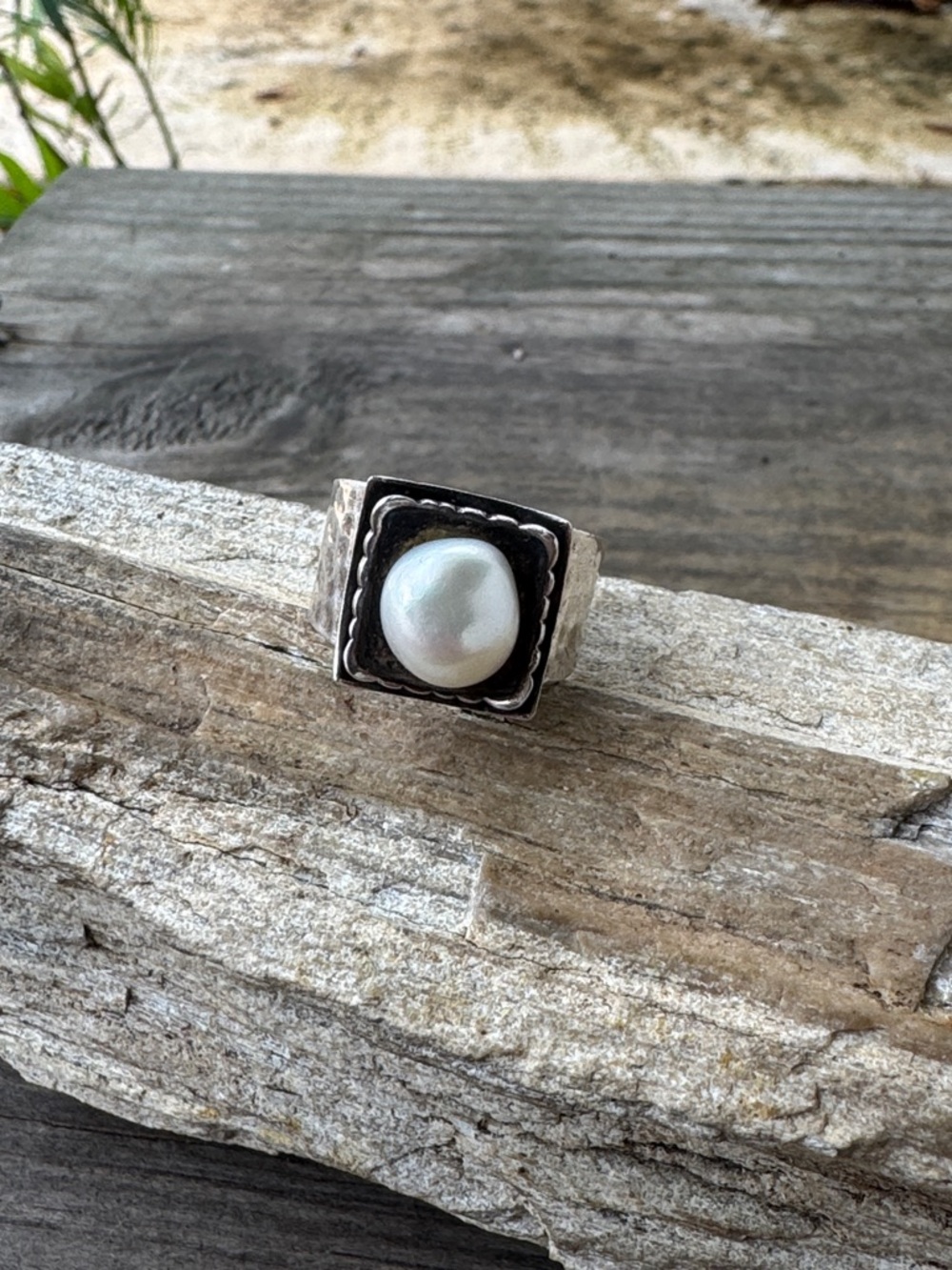 Silpada Sterling Silver Ring with Pearl